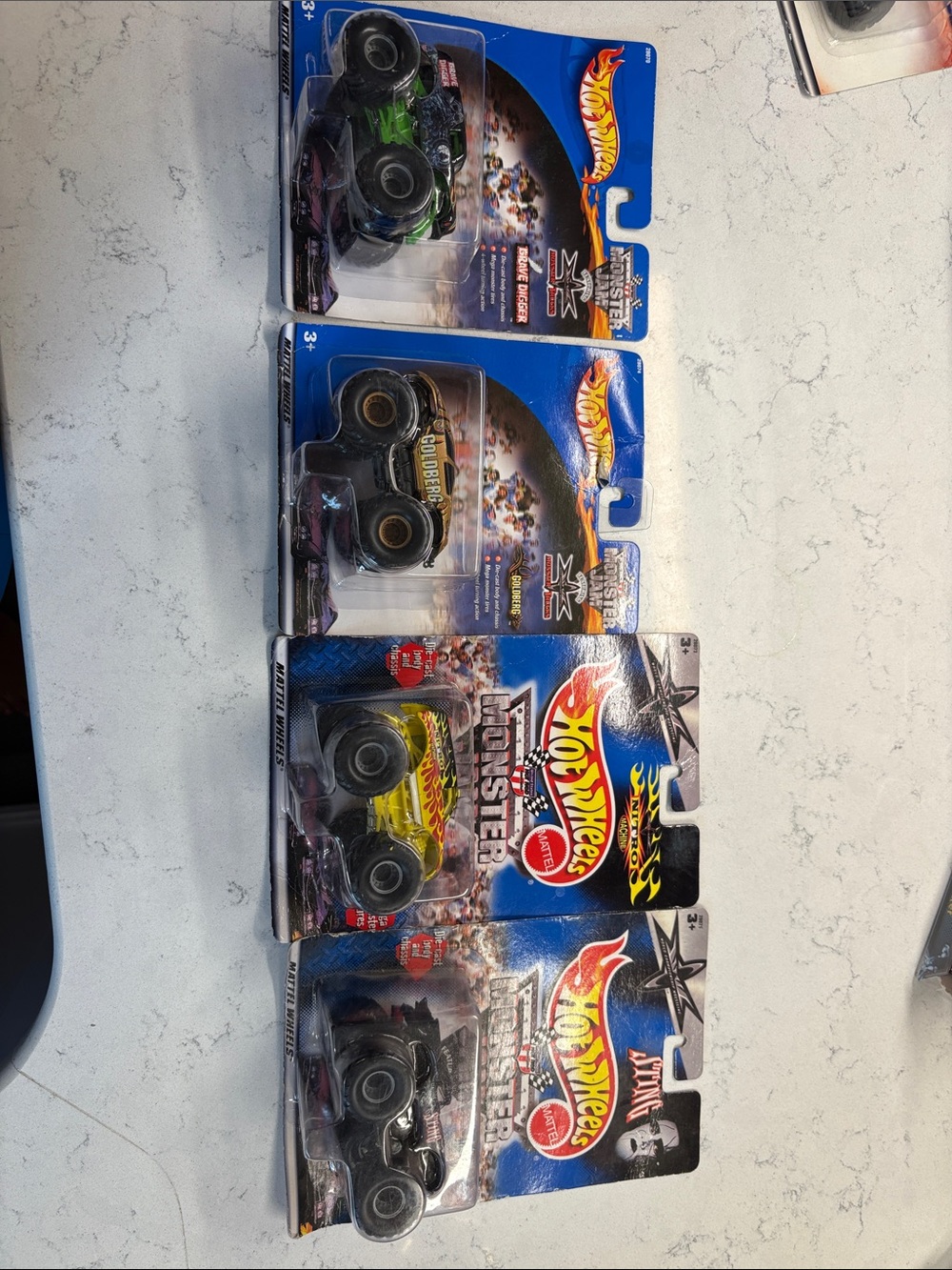Hot Wheels Monster Truck Assortment - Green, Yellow, Black